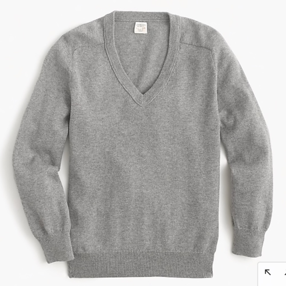 CrewCuts Boys' cotton-cashmere V-neck sweater